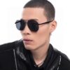 GUCCI 2025 New Unisex Polygonal Sunglasses G7730, Electroplated Finish, Ultra-Lightweight and Highly Elastic Frame Without Screws, Scratch-Resistant and Unbreakable Design, HD Nylon Lenses, Premium Craftsmanship, Original Materials, Stylish and Versatile for All Face Types