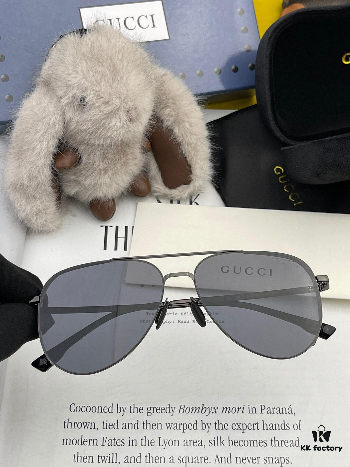 GUCCI 2025 New Unisex Polygonal Sunglasses Lightweight and Ultra Elastic, Screw-Free Design, Unbreakable, High-Definition Nylon Lenses