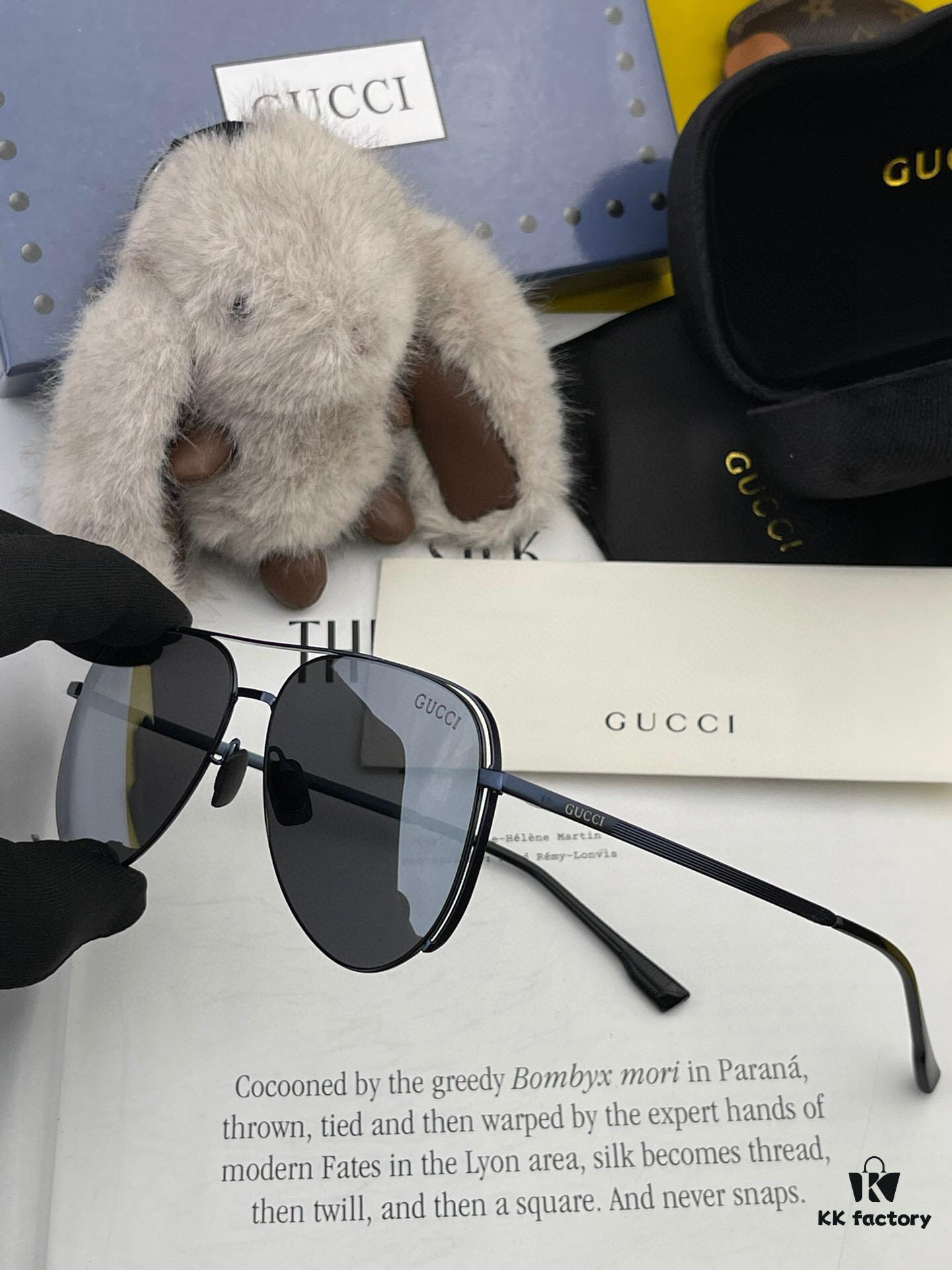 GUCCI 2025 New Unisex Polygonal Sunglasses Lightweight and Ultra Elastic, Screw-Free Design, Unbreakable, High-Definition Nylon Lenses