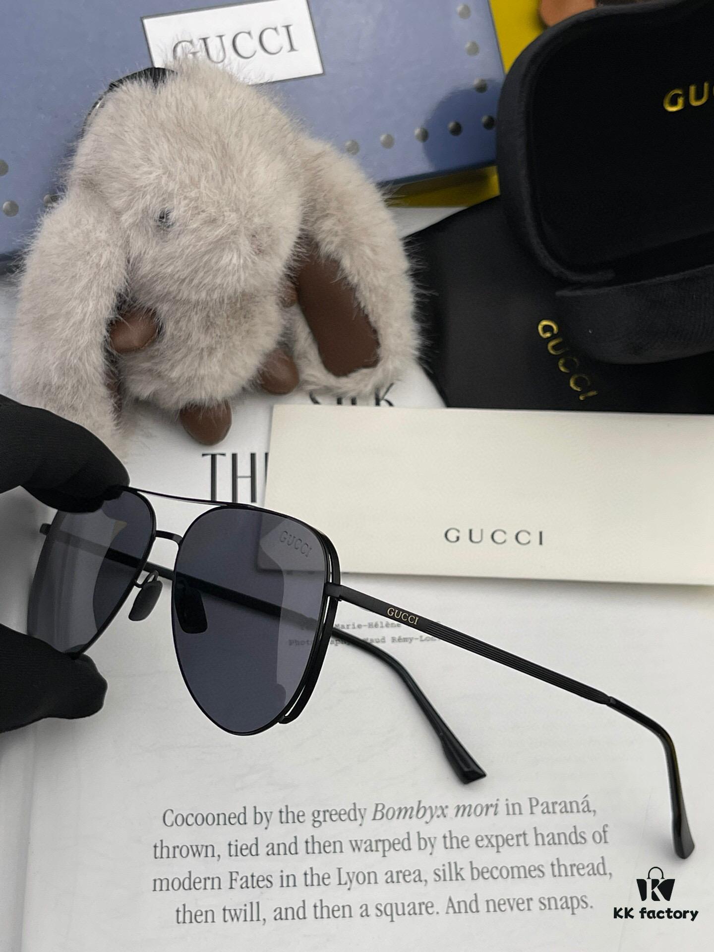 GUCCI 2025 New Unisex Polygonal Sunglasses Lightweight and Ultra Elastic, Screw-Free Design, Unbreakable, High-Definition Nylon Lenses