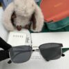 GUCCI 2025 New Unisex Polygonal Sunglasses G31805, Electroplated Finish, Never Fades, Ultra-Lightweight and Highly Elastic, Screw-Free Design, Unbreakable Frame, HD Nylon Lenses, Exquisite Craftsmanship, Original Materials, Stylish and Versatile