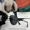 GUCCI 2025 New Unisex Polygonal Sunglasses G41805, Electroplated Finish, Ultra-Lightweight and Highly Elastic, Screw-Free Design, Shatterproof Frame, HD Nylon Lenses