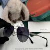 GUCCI 2025 New Unisex Polygonal Sunglasses G41805, Electroplated Finish, Ultra-Lightweight and Highly Elastic, Screw-Free Design, Shatterproof Frame, HD Nylon Lenses
