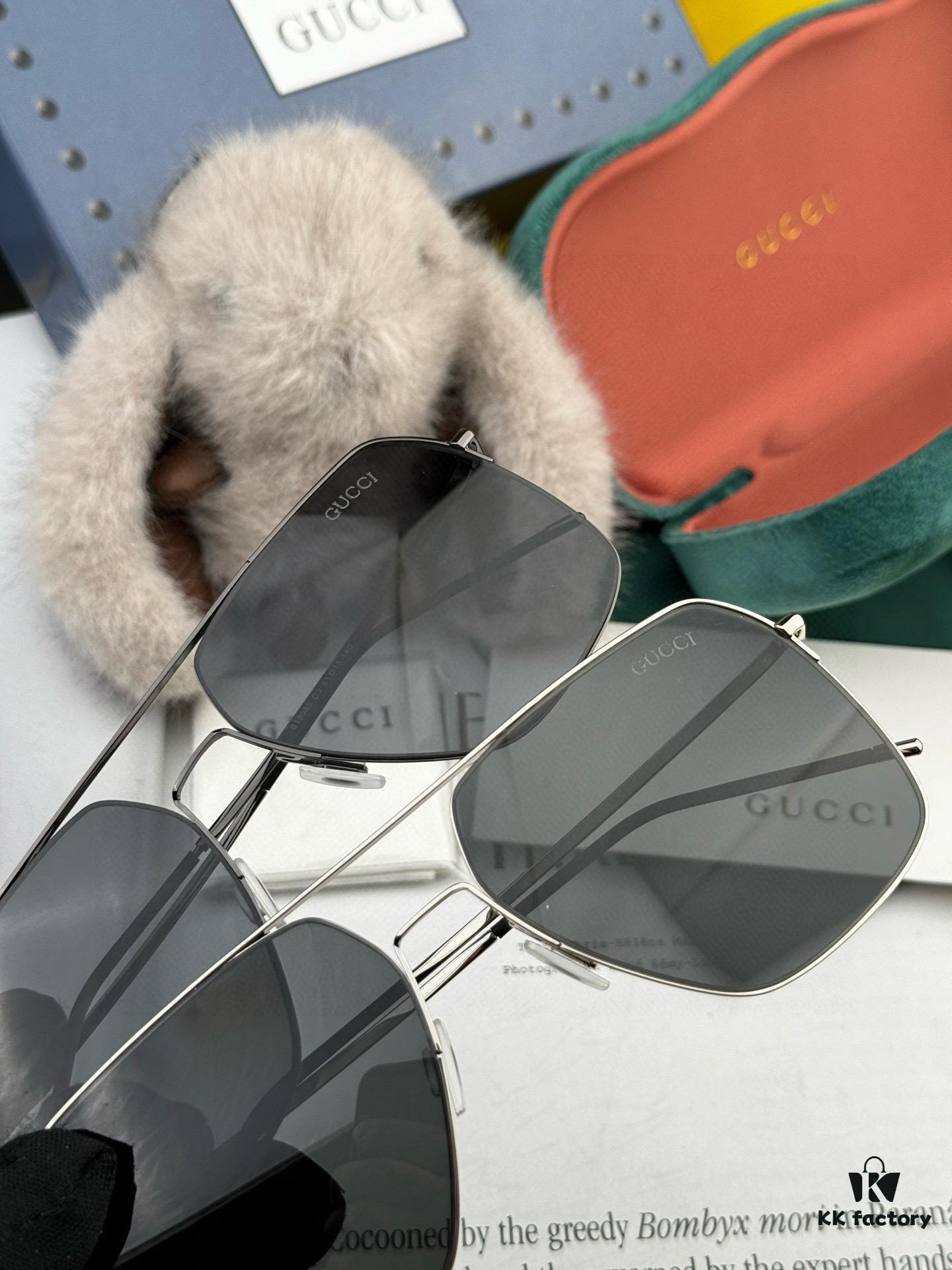 GUCCI Men's Colorful Pilot Polarized Sunglasses