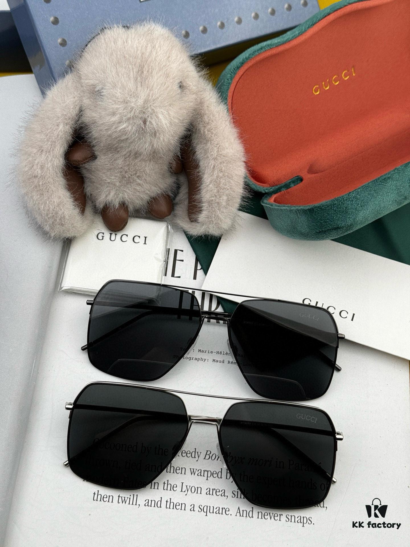 GUCCI Men's Colorful Pilot Polarized Sunglasses