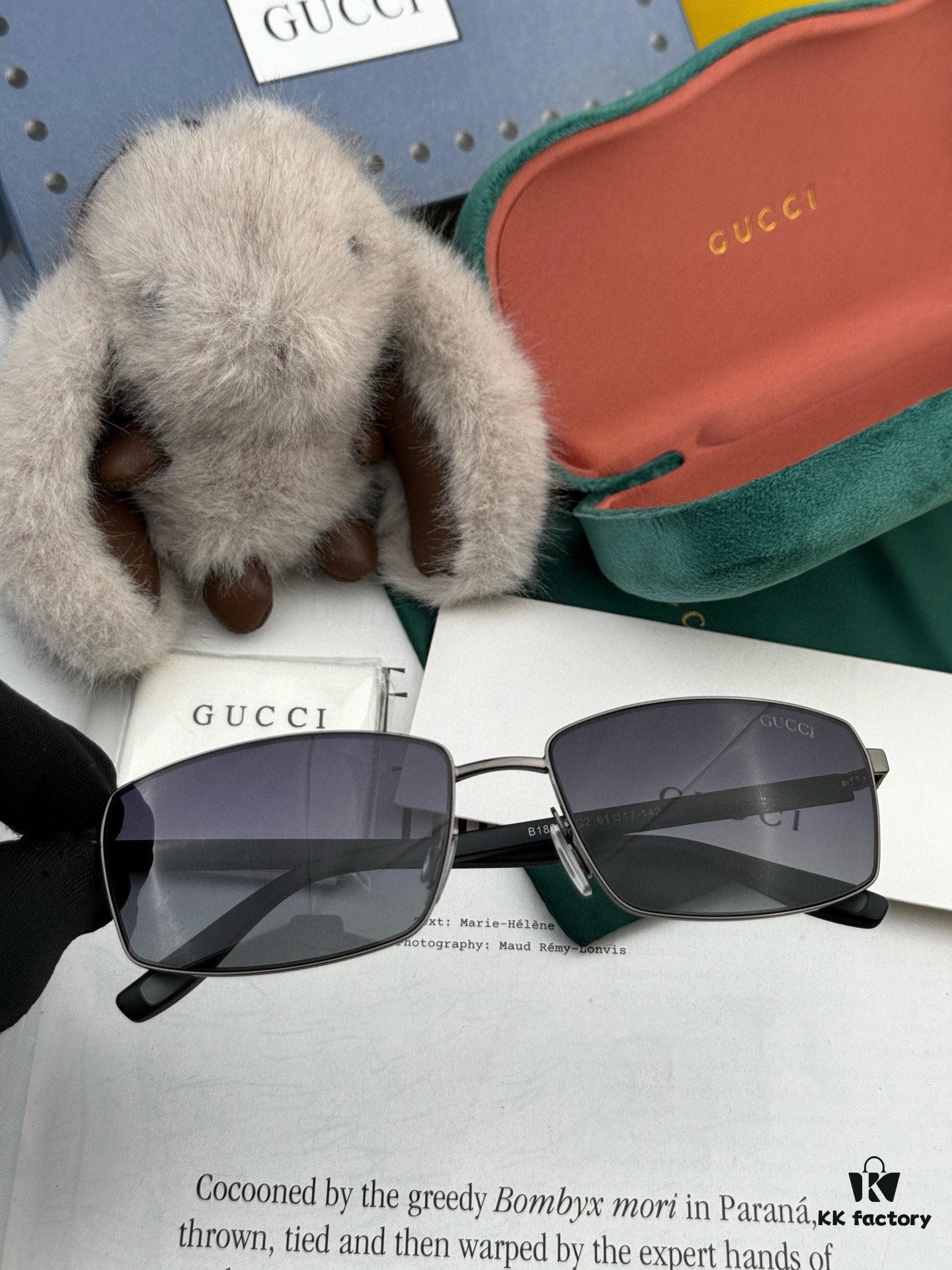 GUCCI Men's Colorful Pilot Polarized Sunglasses