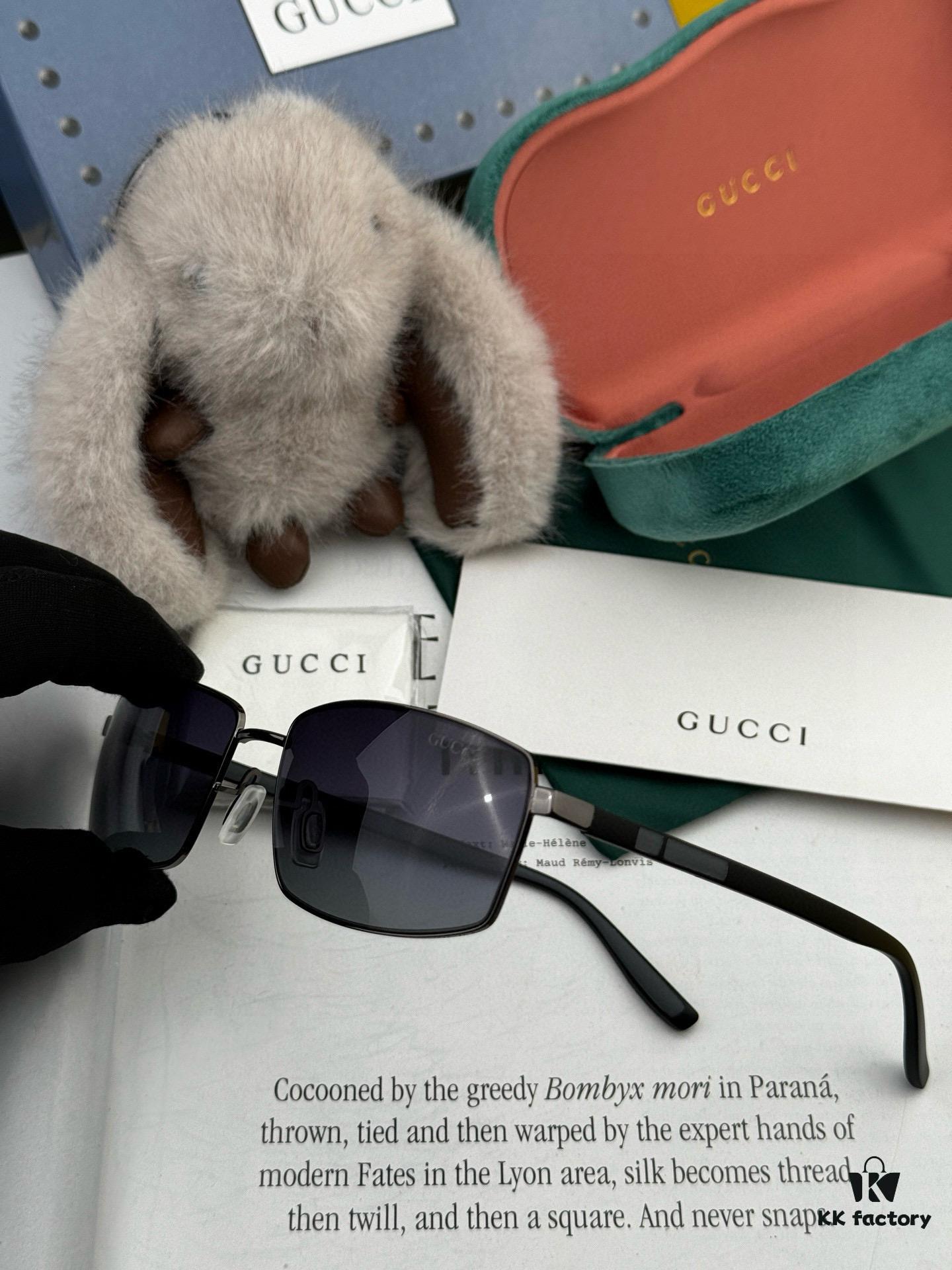 GUCCI Men's Colorful Pilot Polarized Sunglasses