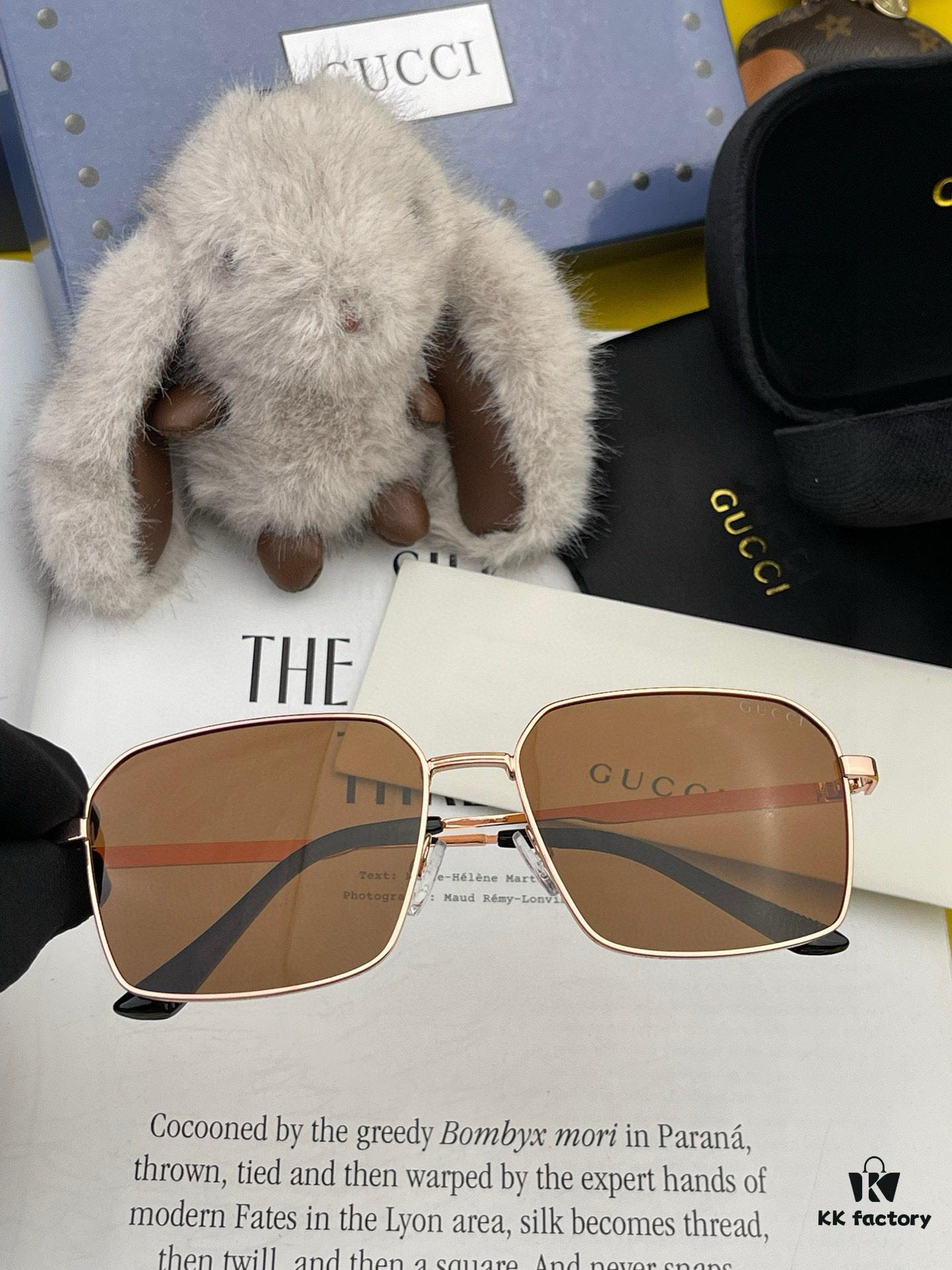 GUCCI 2025 New Model Polarized Sunglasses, Perfect Quality, Unique Design Suitable for All Face Shapes, Classic and Stylish Combination