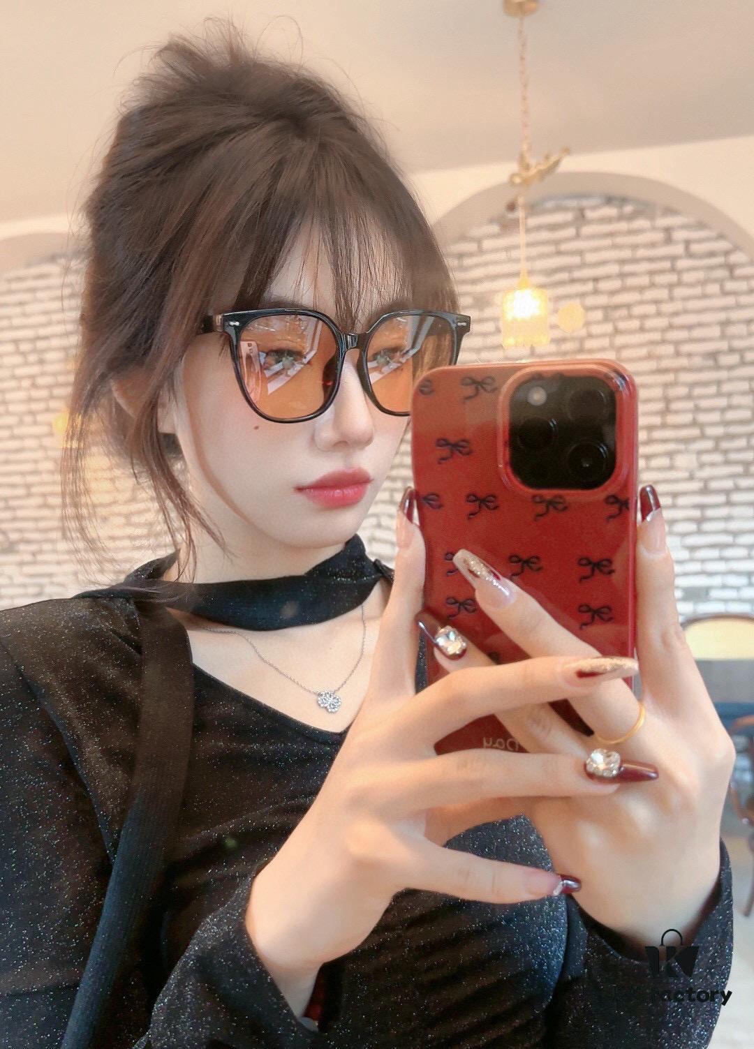 TR Polarized Series Gucci Classic Round Frame Unisex Sunglasses, Universal Fit for All Face Shapes, Stylish with Trench Coat or Dress, Polarized Lenses for UV Protection, Model: G8369