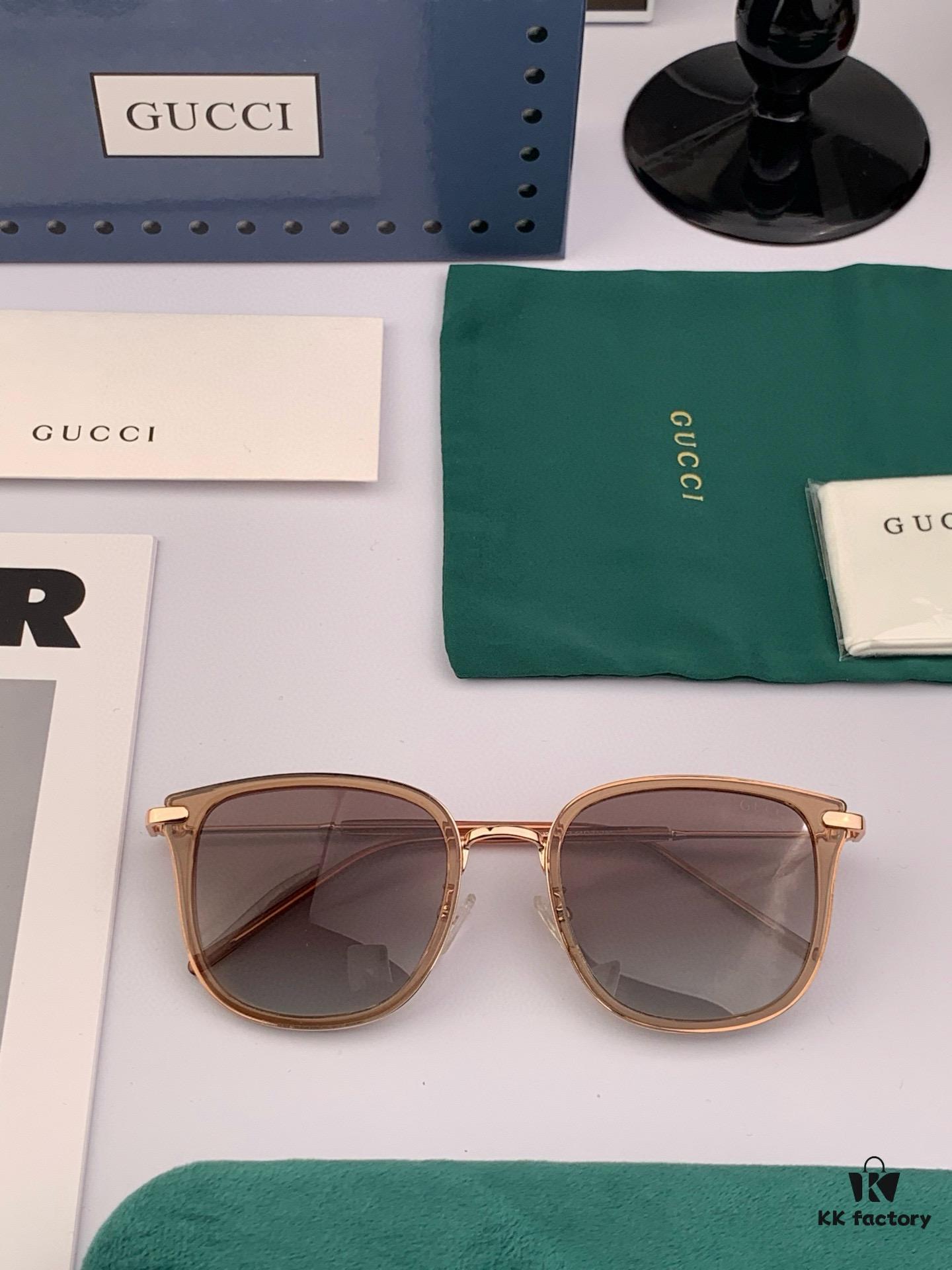 Gucci Classic Square Frame Design, Flattering on All Face Shapes, Perfectly Complements Coats or Dresses, Polarized Lenses for UV Protection