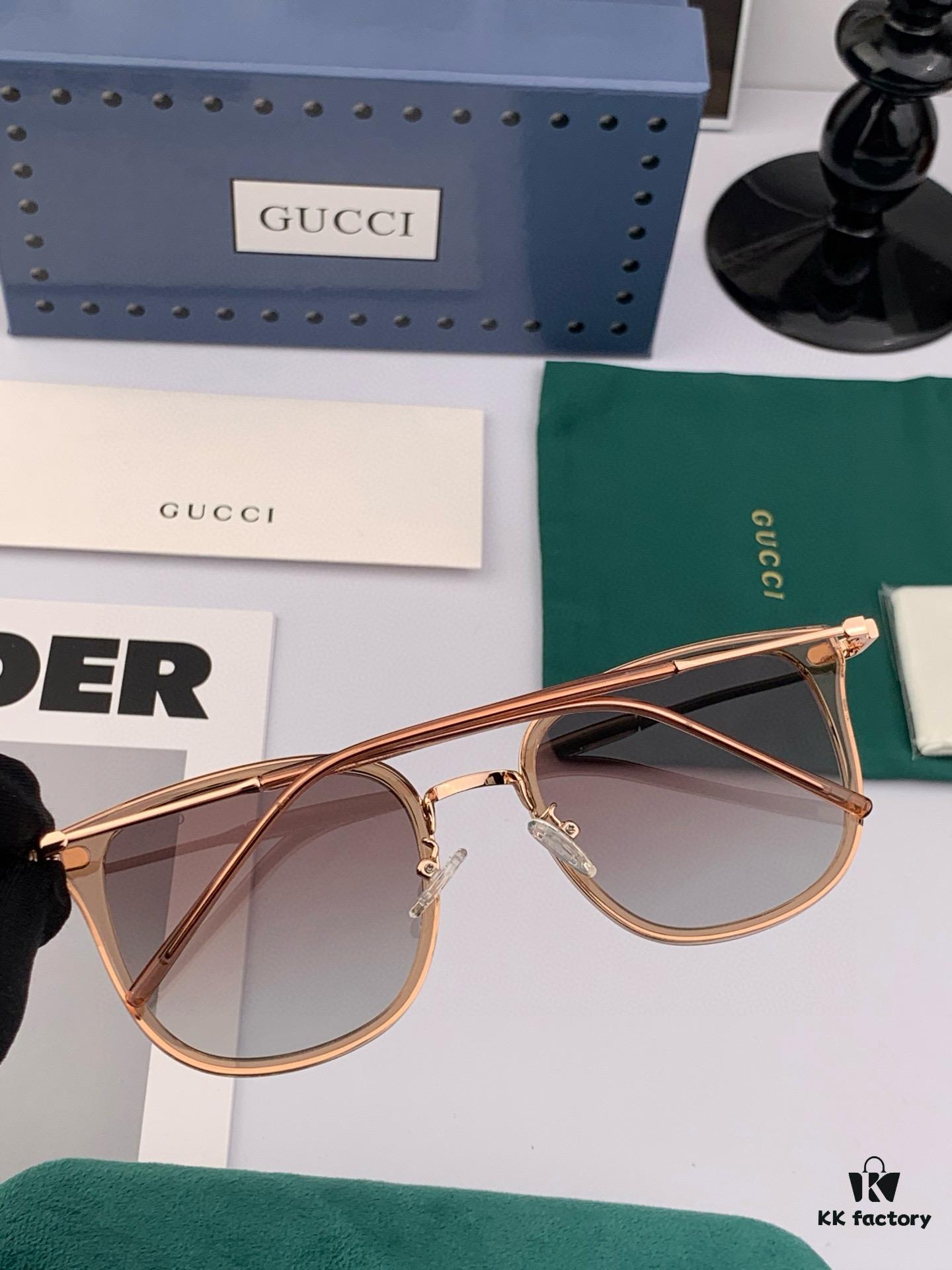 Gucci Classic Square Frame Design, Flattering on All Face Shapes, Perfectly Complements Coats or Dresses, Polarized Lenses for UV Protection