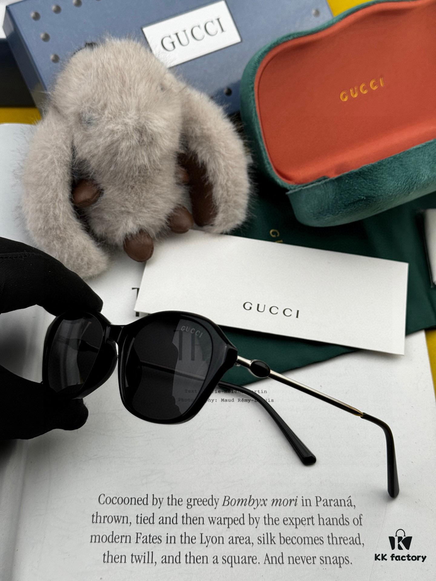 GUCCI - Polarized Sunglasses 2025 Spring New Arrival Trendy Fashion Small Frame Polarized Sunglasses High Quality Comfortable Wear Influencer Style Women's HD Polarized Sunglasses 🕶️ High-Quality TR Frame Model: G4906