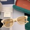 Gucci Classic Small Frame Design, Universal Fit for All Face Shapes, Stylish with Coats or Dresses, Nylon Polarized Lenses for UV Protection, Model: G35504 Sunglasses
