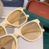 Gucci Classic Small Frame Design, Universal Fit for All Face Shapes, Stylish with Coats or Dresses, Nylon Polarized Lenses for UV Protection, Model: G35504 Sunglasses