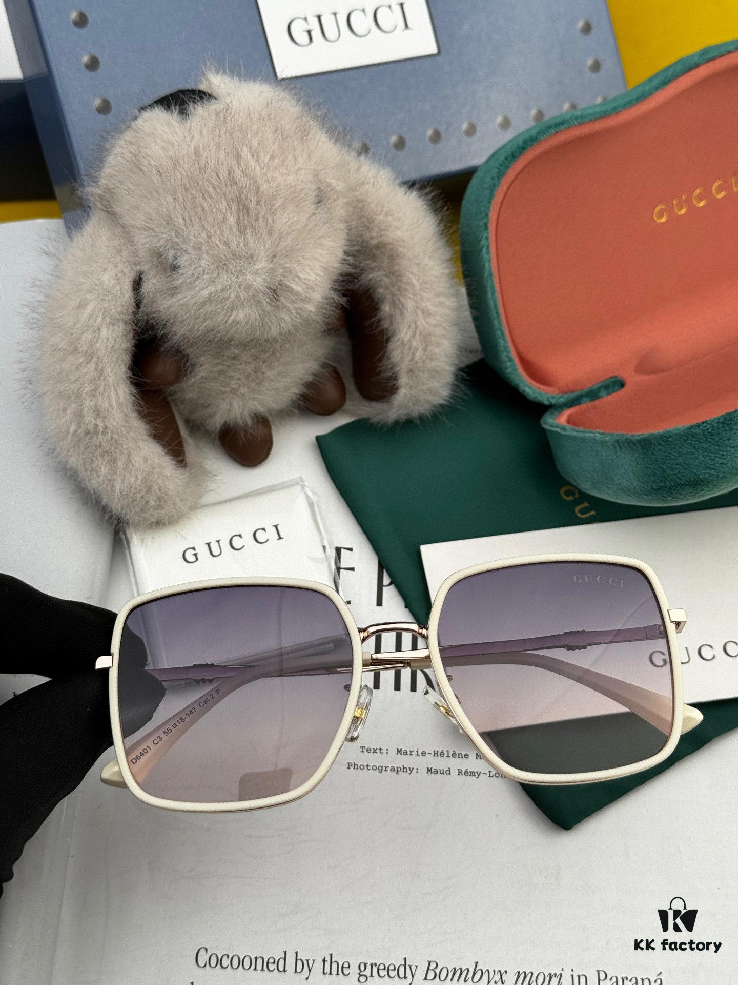 GUCCI - Polarized Sunglasses 2025 Spring New Arrival Trendy Popular Round Frame Polarized Sunglasses High Quality Comfortable Wear Influencer Style Women's HD Polarized Sunglasses 🕶️ High-Quality TR Frame Model: G1640