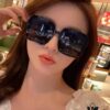 GUCCI 2025 New Arrival Trendy Fashion Square Sunglasses Comfortable Fit Influencer Style Women's HD Thick Polarized Sunglasses