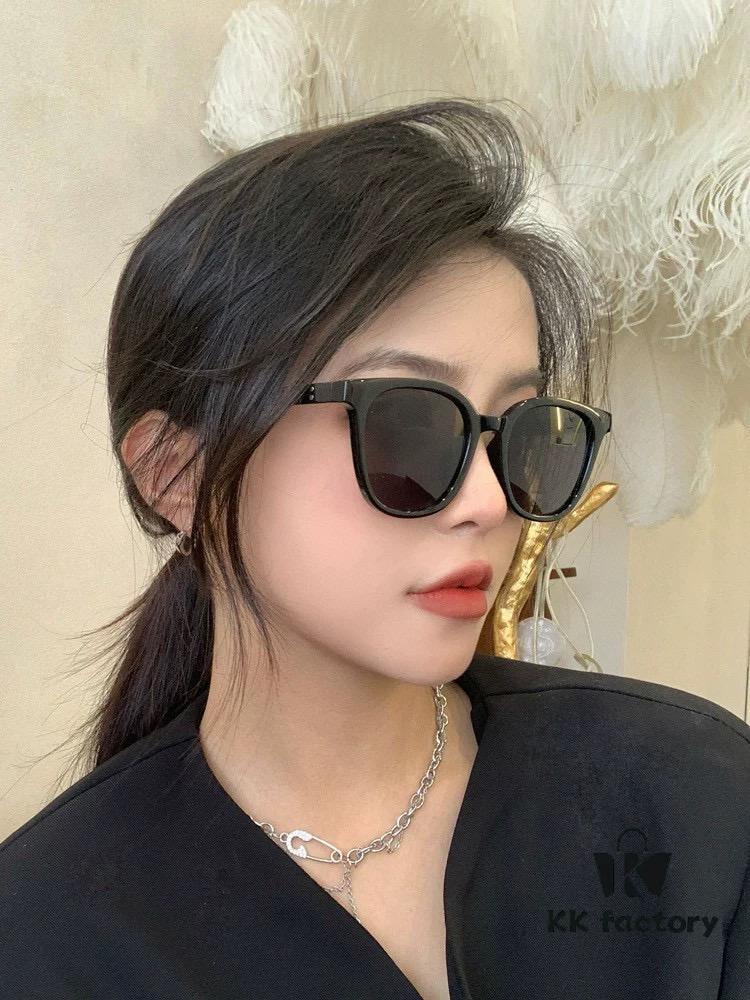 GUCCI - Polarized Sunglasses 2025 Spring New Arrival Trendy Fashion Round Frame Polarized Sunglasses High-Quality Comfortable Wear Influencer Style Sunglasses for Women HD Polarized UV Protection TR Frame Model: G37721