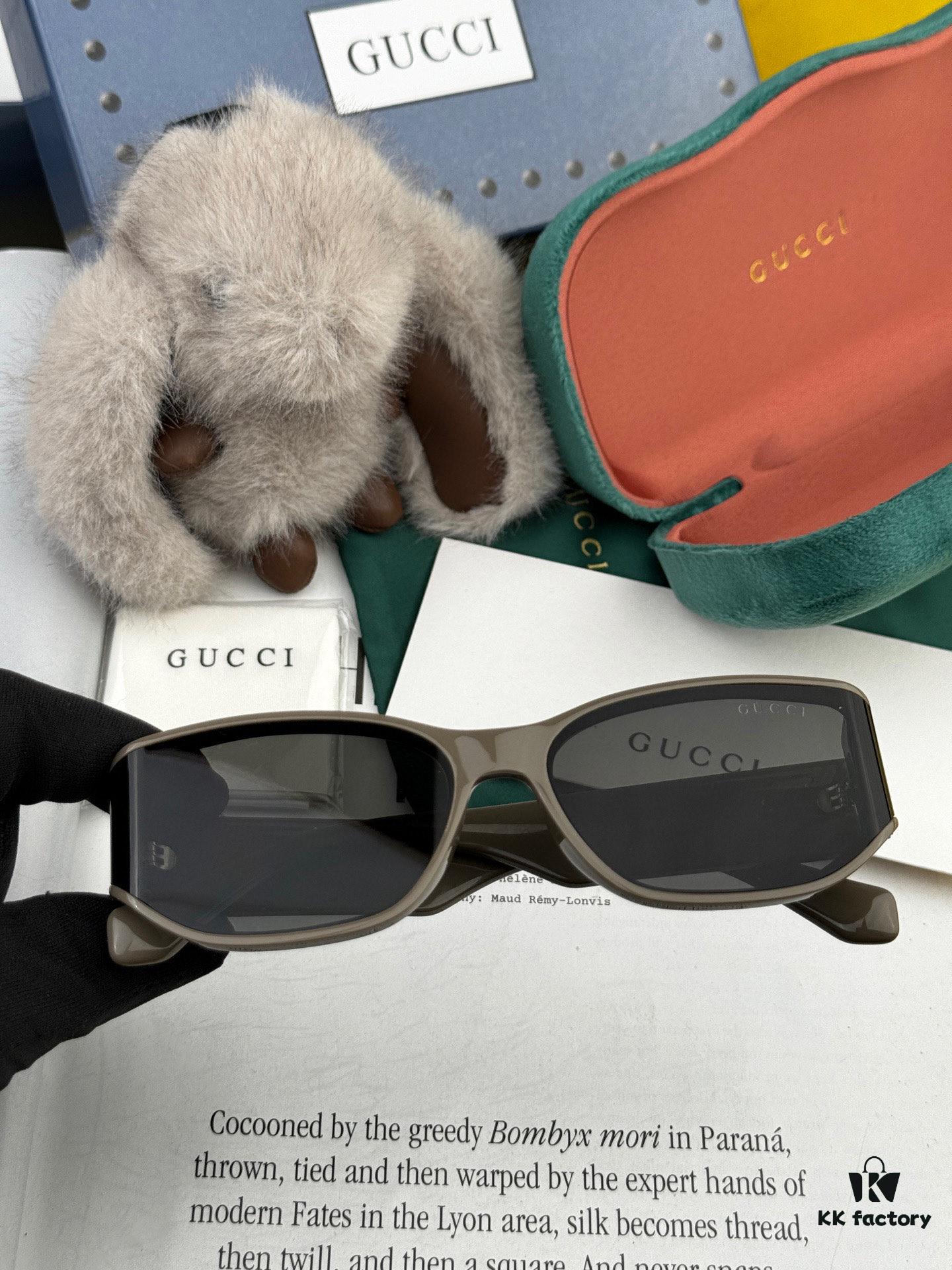GUCCI 2025 Spring New Arrival Trendy Fashion Square Polarized Sunglasses High-Quality Comfortable Wearable Influencer Style HD Nylon Polarized Sunglasses for Women 🕶️ High-Quality TR Frame Model: G0317