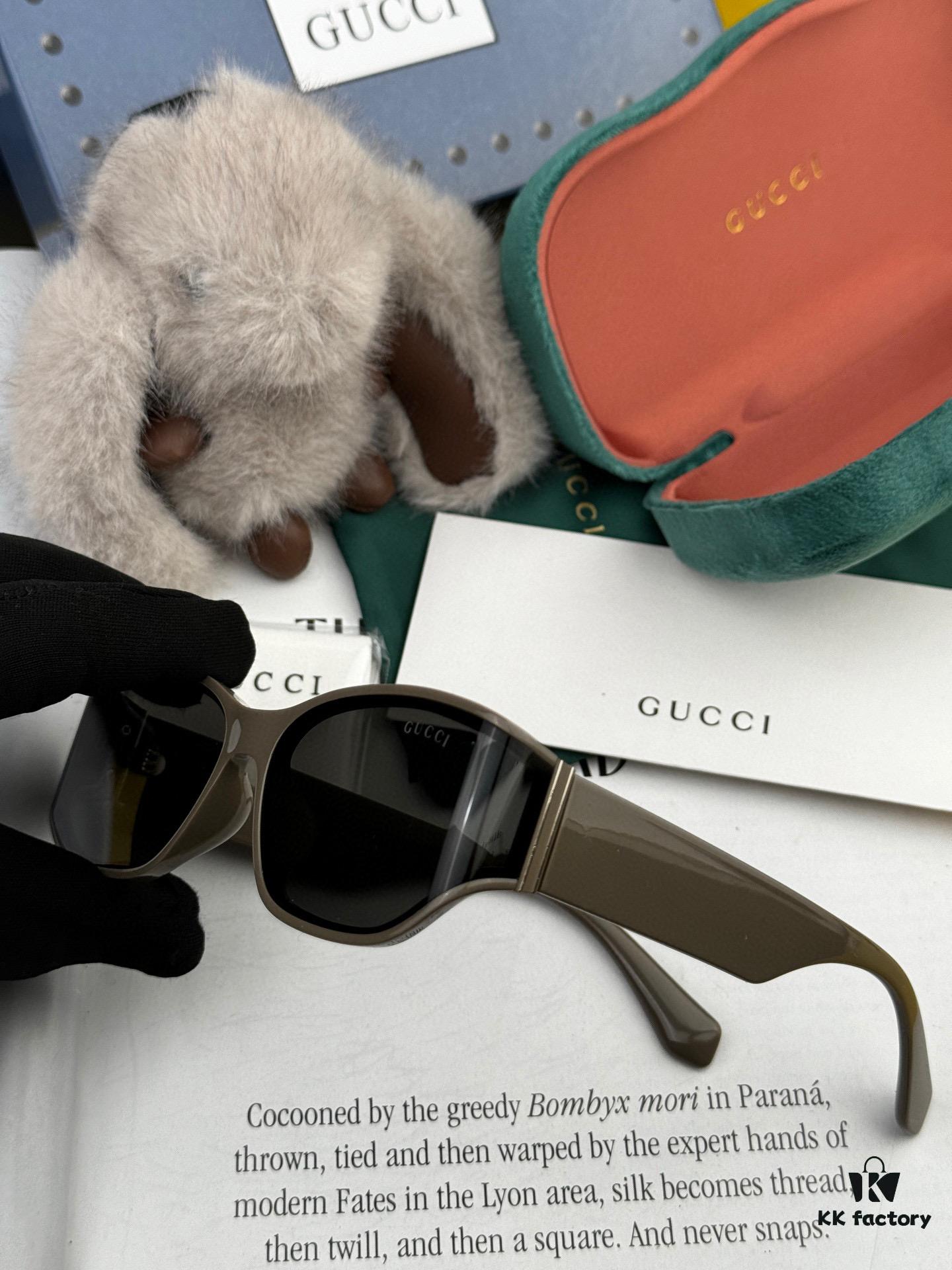 GUCCI 2025 Spring New Arrival Trendy Fashion Square Polarized Sunglasses High-Quality Comfortable Wearable Influencer Style HD Nylon Polarized Sunglasses for Women 🕶️ High-Quality TR Frame Model: G0317