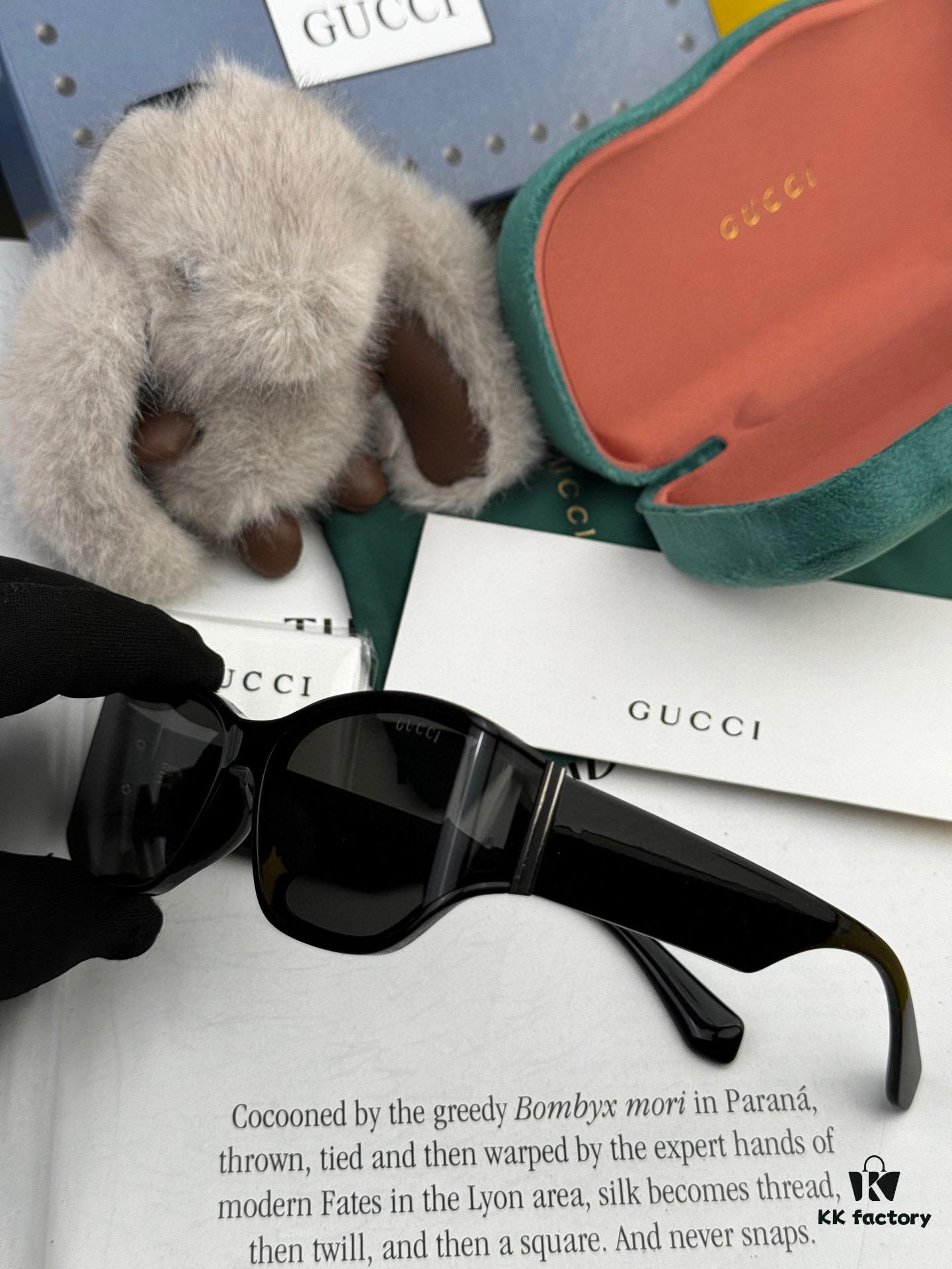 GUCCI 2025 Spring New Arrival Trendy Fashion Square Polarized Sunglasses High-Quality Comfortable Wearable Influencer Style HD Nylon Polarized Sunglasses for Women 🕶️ High-Quality TR Frame Model: G0317