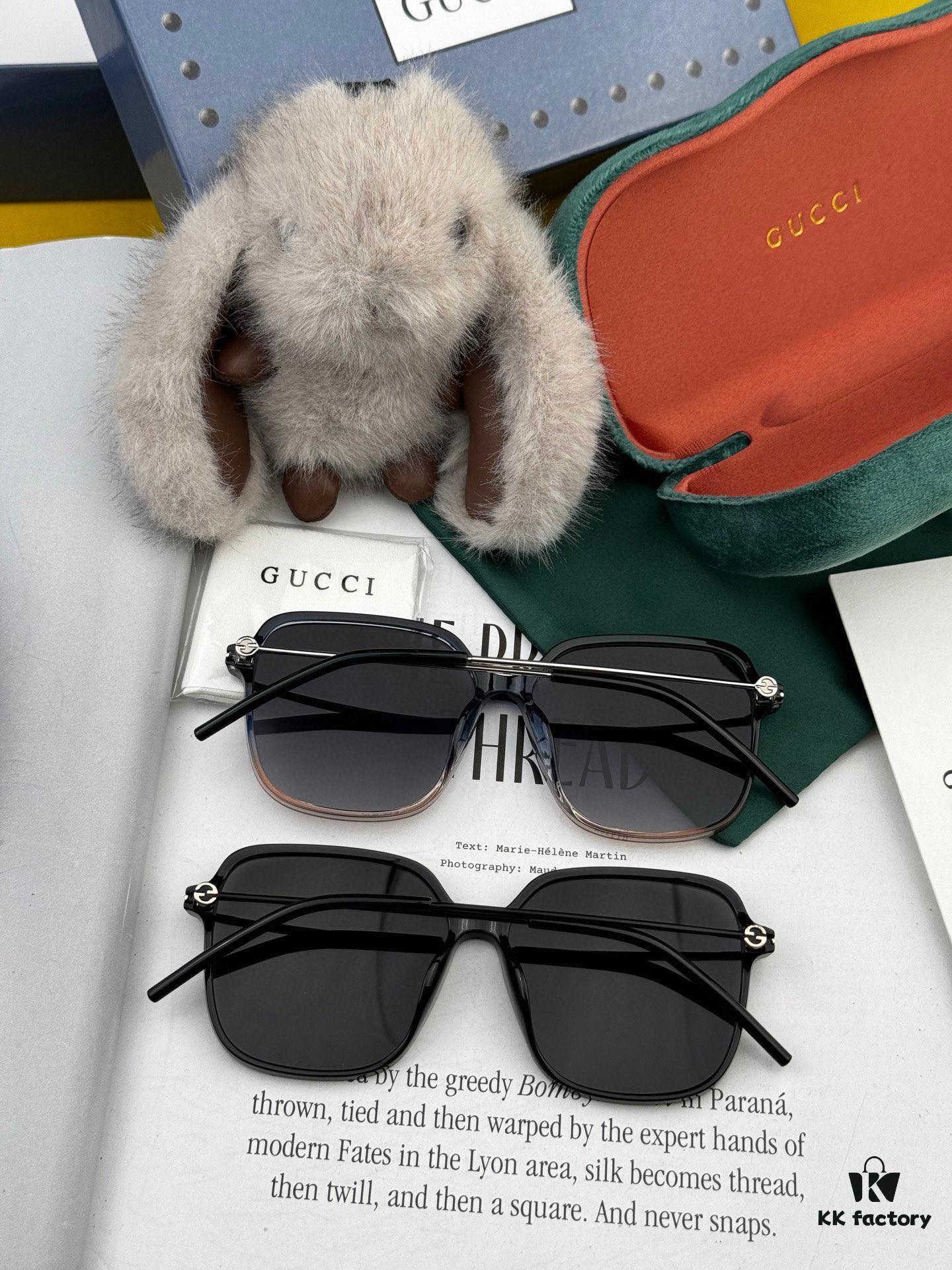 【GUCCI】2025 Spring New Arrival Trendy Fashion Round Frame Polarized Sunglasses High-Quality Lightweight TR Frame Women's HD Thickened Polarized Sunglasses 🕶️