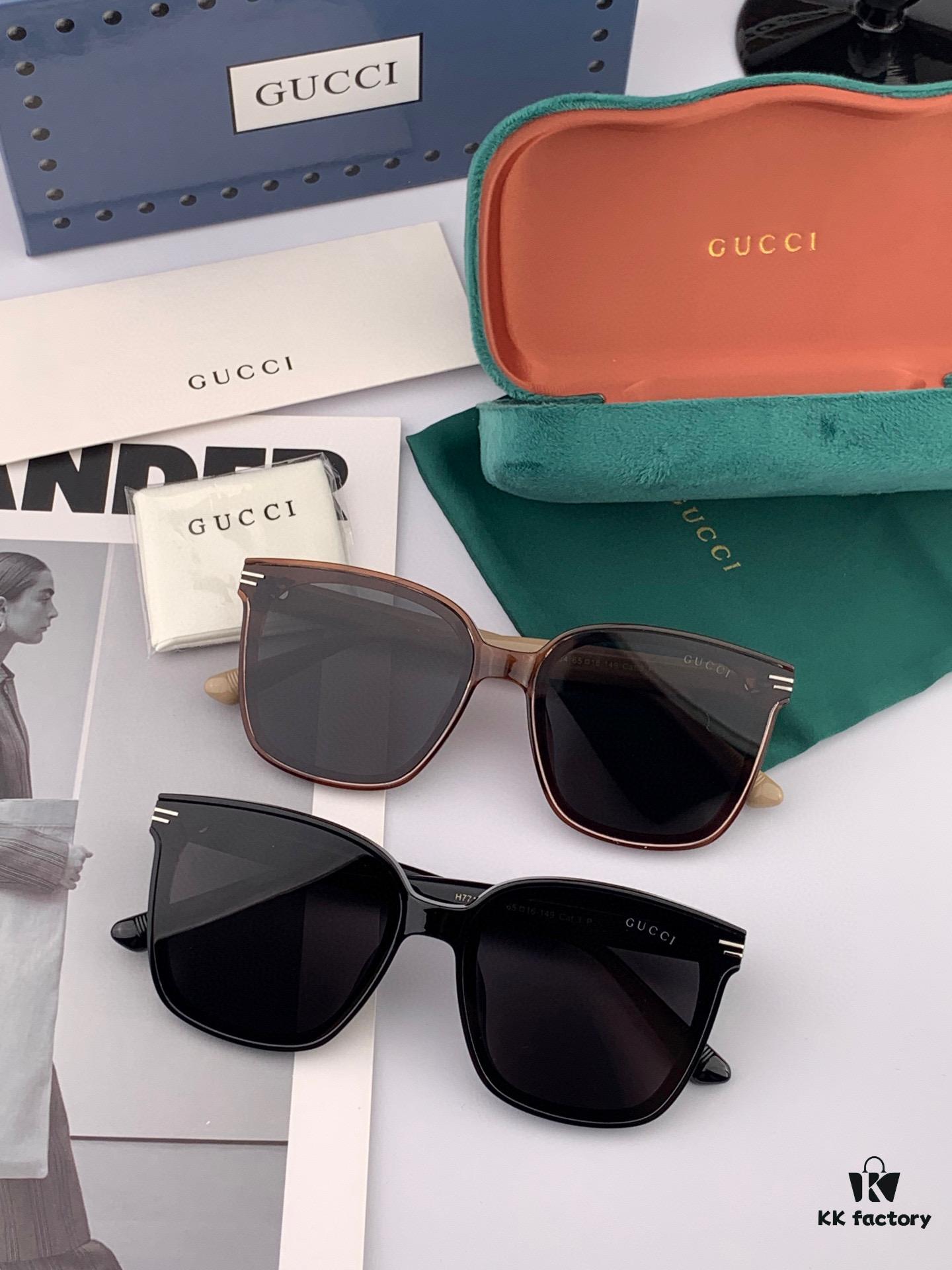 GUCCI GG Round Frame Sunglasses, Premium Quality, Unique Design, Unisex Style, Perfect for All Face Shapes, Fashion Week Statement Piece, Elegant and Versatile