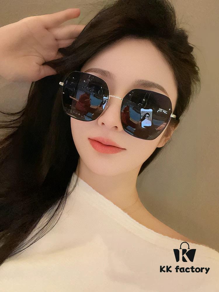 GUCCI - Polarized Sunglasses 2025 Spring New Arrival Trendy Fashion Round Frame Polarized Sunglasses High Quality Comfortable Wear Influencer Style Women's HD Polarized Sunglasses 🕶️ High-Quality TR Frame Model: G0642