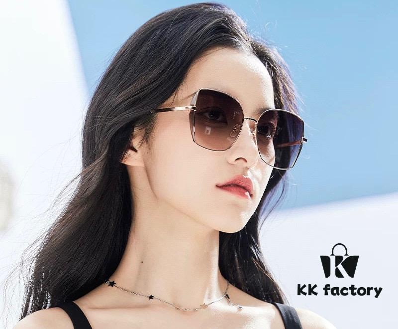 GUCCI Nylon Polarized Unisex Sunglasses, Frameless Polygonal Design, UV-Protective Nylon Polarized Lenses, Suitable for All Face Shapes, Stylish with Coats or Dresses, Model: G1641