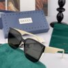 GUCCI New Nylon Polarized Sunglasses, Stylish Square Frame Unisex Sun Glasses Comfortable Fit Fashion Trendy Shades for Large and Small Faces