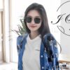 GUCCI Nylon Polarized Round Frame Sunglasses
