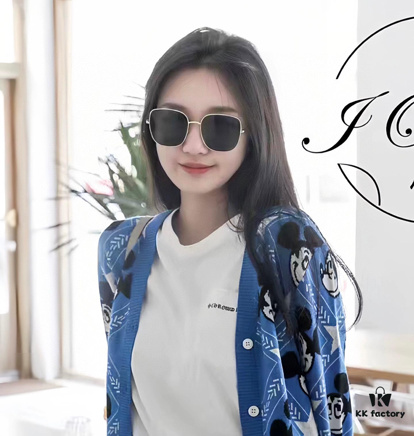 GUCCI Nylon Polarized Round Frame Sunglasses