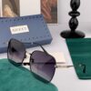 GUCCI Nylon Polarized Round Frame Sunglasses