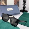 GUCCI New Nylon Polarized Sunglasses, Stylish Square Frame Unisex Sun Glasses, Comfortable Fit Fashion Trendy Shades, Flattering on All Face Shapes