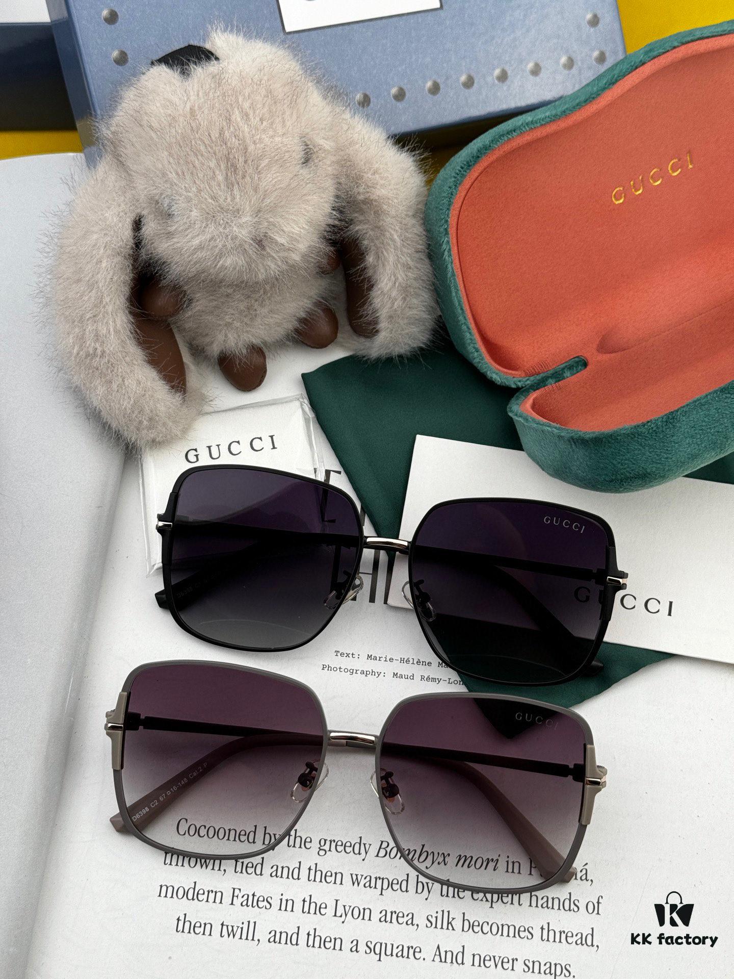 GUCCI Nylon Polarized Sunglasses with Round Frame Design