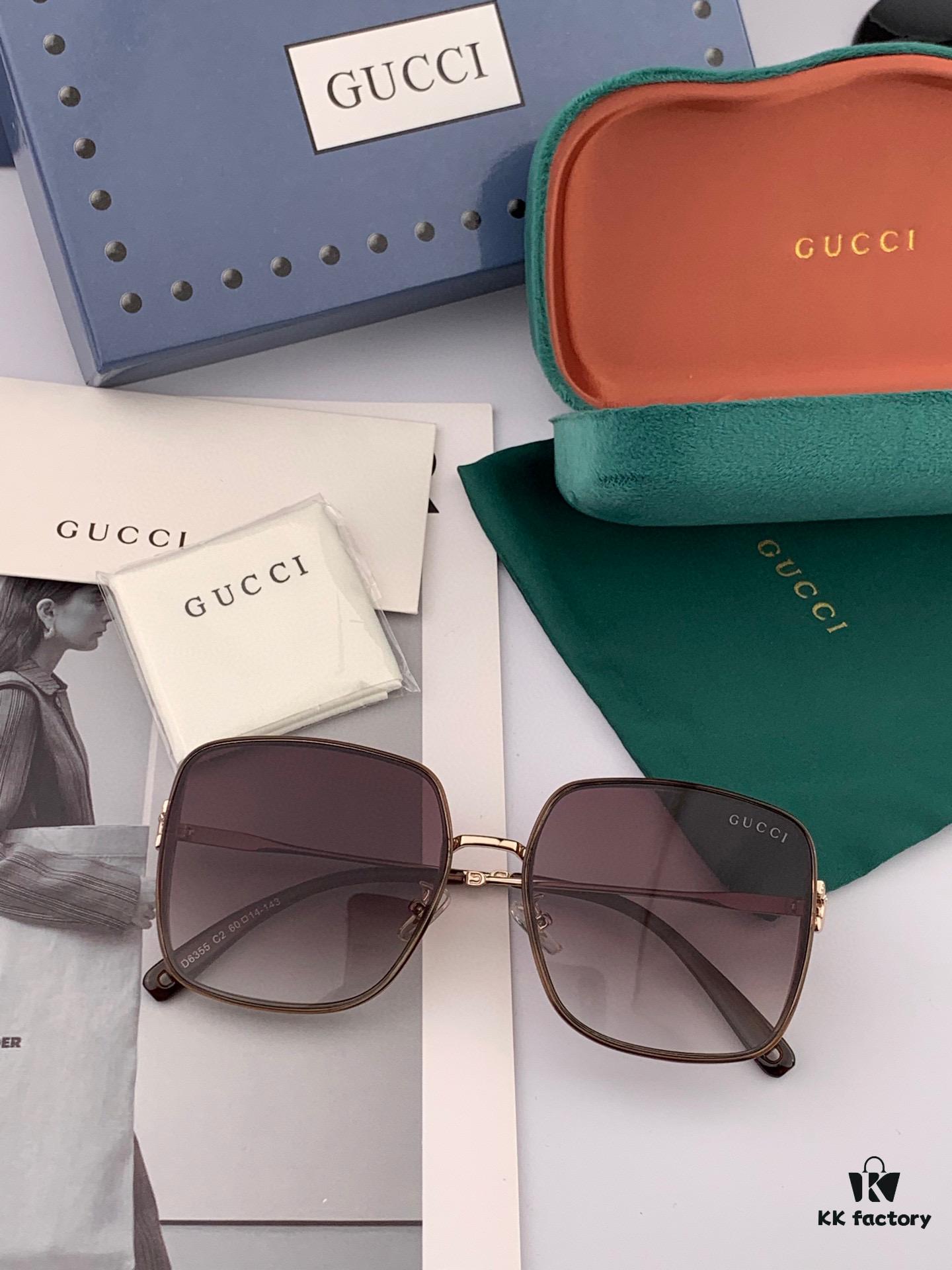 Nylon Polarized Series GUCCI Sunglasses Round Frame Design Unisex Style Polarized Lenses UV Protection Model: G4634