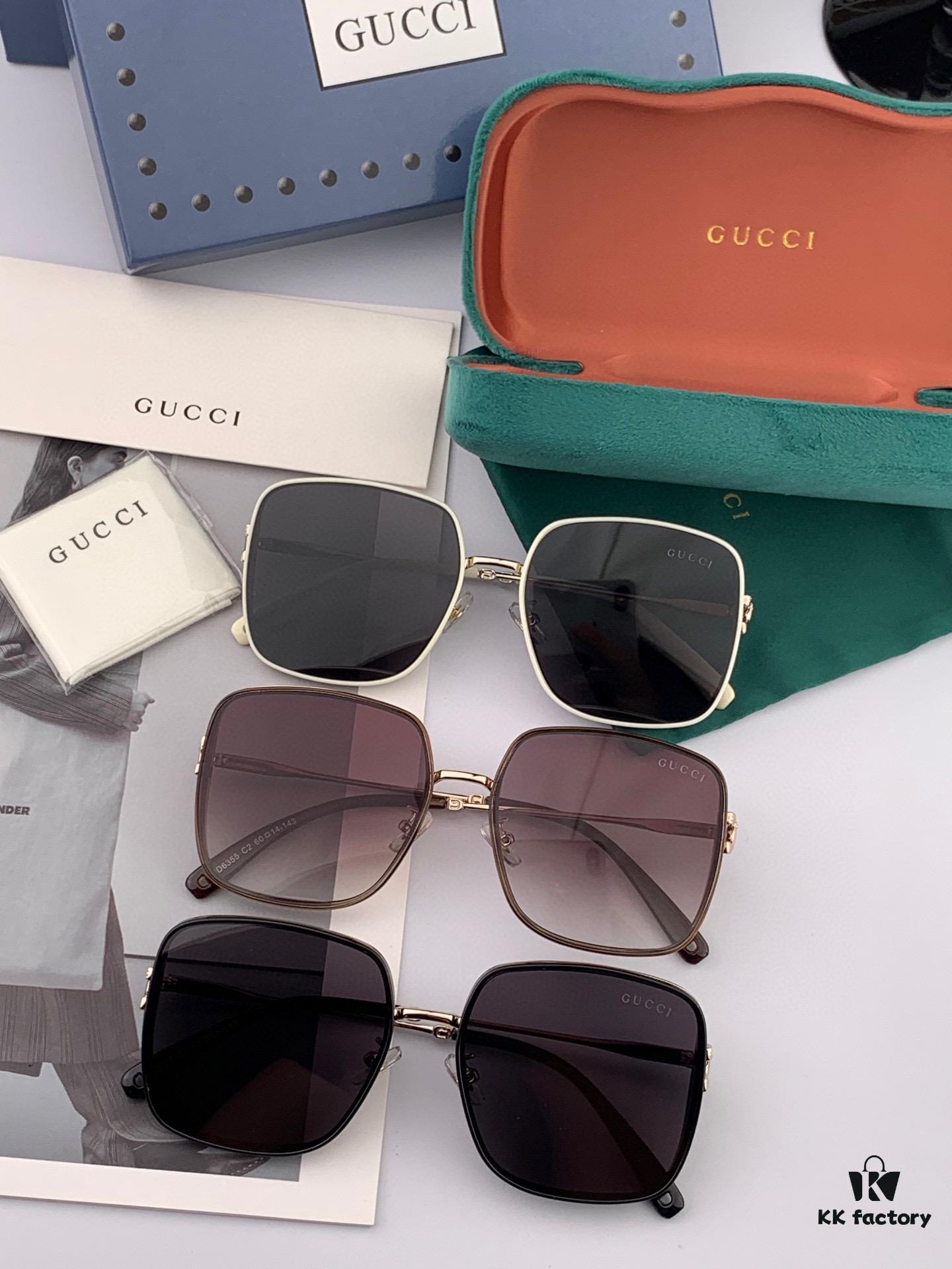 Nylon Polarized Series GUCCI Sunglasses Round Frame Design Unisex Style Polarized Lenses UV Protection Model: G4634