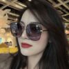 GUCCI 2025 Spring New Arrival Latest Rectangular Sunglasses, Influencers' Favorite, Full of Charm with Playful and Sweet Style, Excellent Fit, Premium Metal Finish
