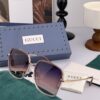 GUCCI 2025 Spring New Arrival Latest Rectangular Sunglasses, Influencers' Favorite, Full of Charm with Playful and Sweet Style, Excellent Fit, Premium Metal Finish
