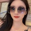 GUCCI - Gucci Imported from Italy 🇮🇹 2025 Fashion Luxury Decorative Sunglasses, Nylon Polarized High-Definition Sunglasses, Celebrity Poster Style, Ultra-Complex Craftsmanship, Strong 3D Texture