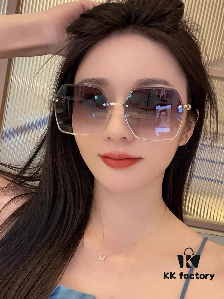 GUCCI - Gucci Imported from Italy 🇮🇹 2025 Fashion Luxury Decorative Sunglasses, Nylon Polarized High-Definition Sunglasses, Celebrity Poster Style, Ultra-Complex Craftsmanship, Strong 3D Texture