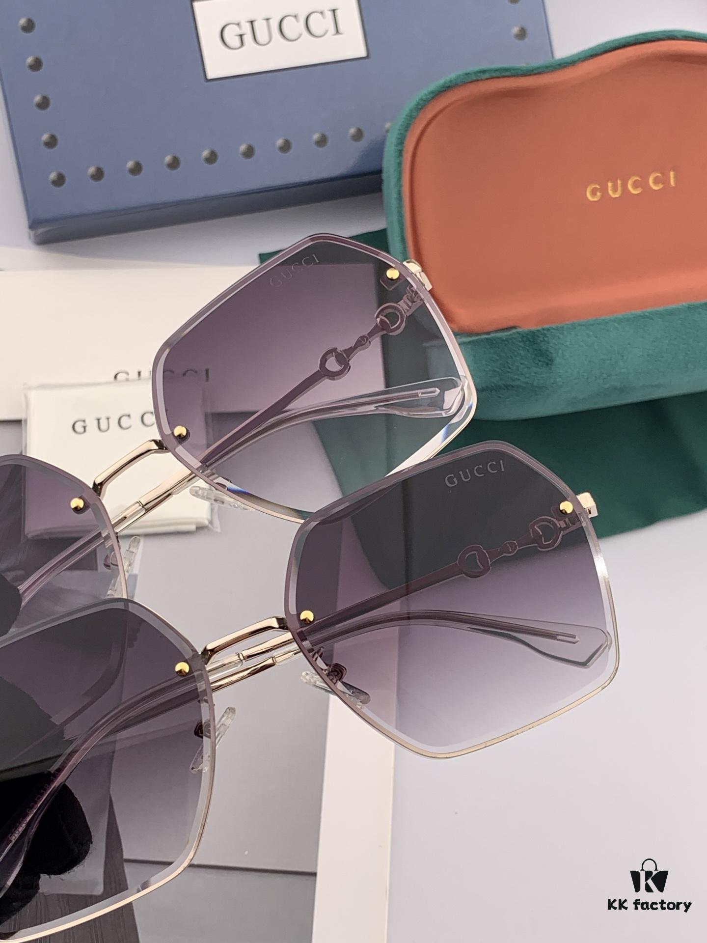 GUCCI - Gucci Imported from Italy 🇮🇹 2025 Fashion Luxury Decorative Sunglasses, Nylon Polarized High-Definition Sunglasses, Celebrity Poster Style, Ultra-Complex Craftsmanship, Strong 3D Texture