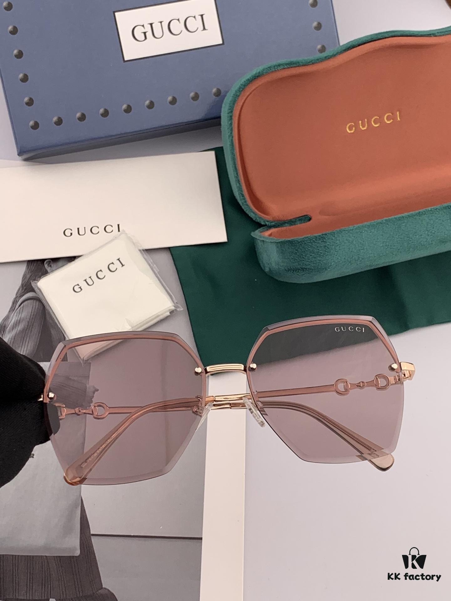 GUCCI - Italian Imported 2025 Fashion Luxury Decorative Sunglasses, Nylon Polarized HD Sunglasses, Celebrity Poster Style, High-Complexity Craftsmanship, Strong 3D Texture