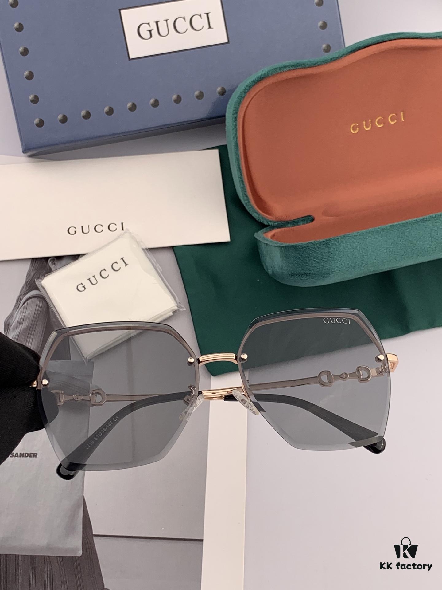 GUCCI - Italian Imported 2025 Fashion Luxury Decorative Sunglasses, Nylon Polarized HD Sunglasses, Celebrity Poster Style, High-Complexity Craftsmanship, Strong 3D Texture