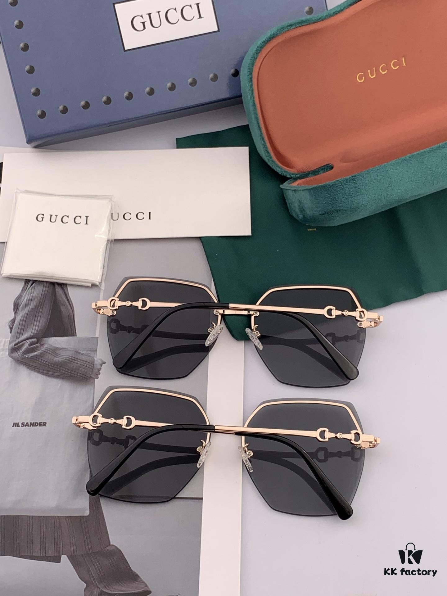 GUCCI - Italian Imported 2025 Fashion Luxury Decorative Sunglasses, Nylon Polarized HD Sunglasses, Celebrity Poster Style, High-Complexity Craftsmanship, Strong 3D Texture