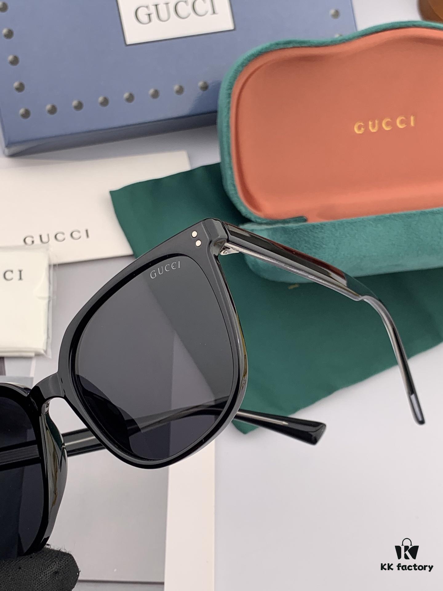 GUCCI GG Round Frame Sunglasses, G3369 Model, Perfect Quality, Unique Design, Unisex Style for Men and Women, Fashionable and Versatile, Featured at Fashion Week