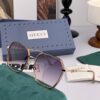 Polarized Series Sunglasses Original GUCCI Influencer Super Hot-Selling Blue Classic Luxury Global Fashion Round Frame Sunglasses Top Quality Luxury Logo Authentic Acetate Material Model: G2377