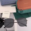 Gucci Classic Square Frame Sunglasses, Flattering on All Face Shapes, Polarized Nylon Lenses for UV Protection, Model: G2935