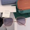 Gucci Classic Square Frame Sunglasses, Flattering on All Face Shapes, Polarized Nylon Lenses for UV Protection, Model: G2935
