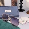 Gucci Classic Square Frame Sunglasses, Flattering on All Face Shapes, Polarized Nylon Lenses for UV Protection, Model: G2935