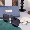 Gucci Classic Square Frame Sunglasses, Flattering on All Face Shapes, Polarized Nylon Lenses for UV Protection, Model: G2935
